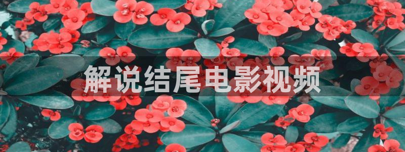 26uuu秋霞网：解说结尾电影视频